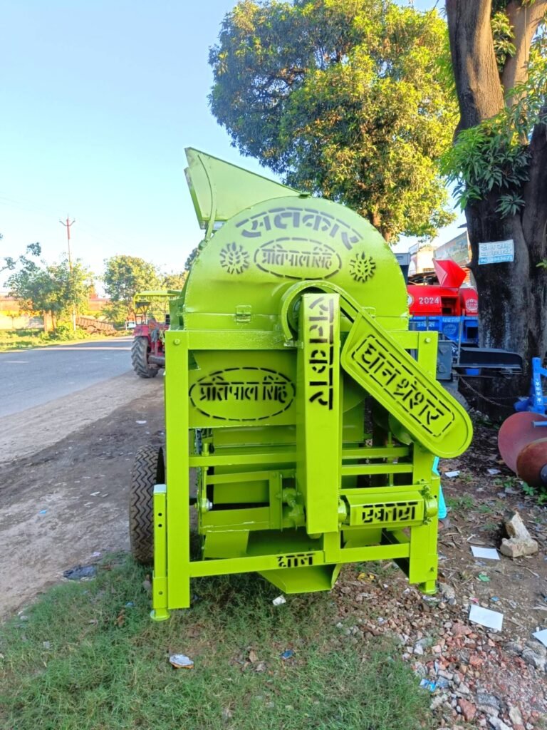 Satkar Paddy Thresher Green Colour pratipal Singh