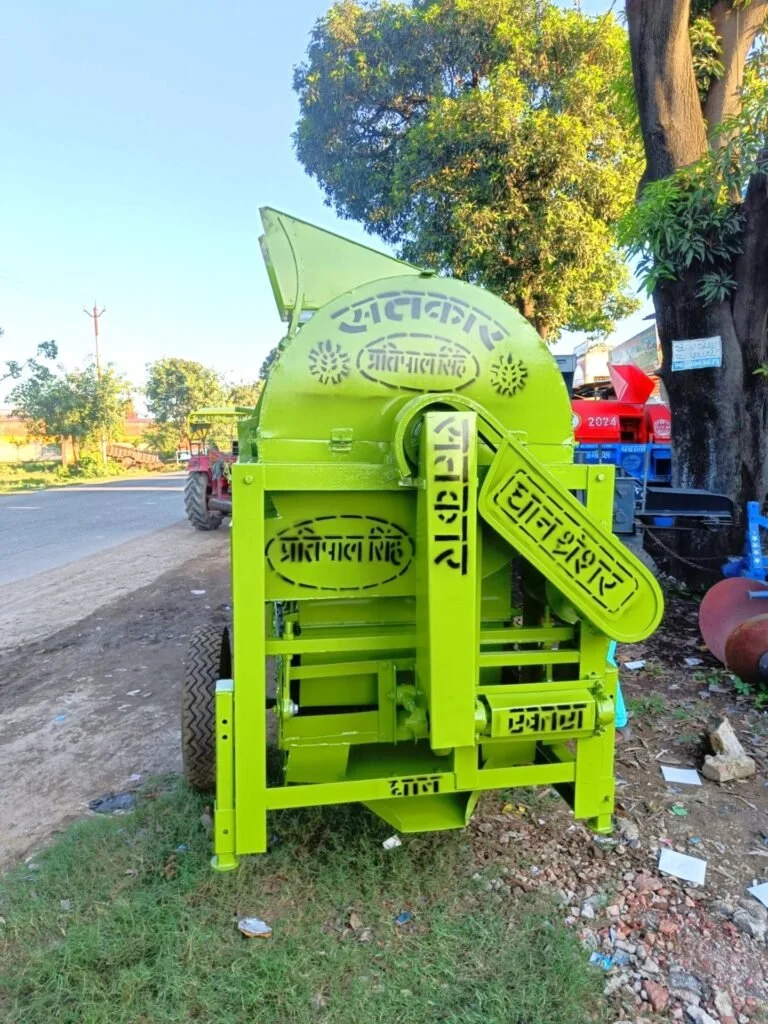 Satkar Paddy Thresher Green Colour pratipal Singh