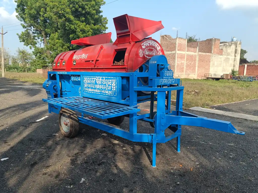satkar 5 fan paddy thresher Hardoi nayagaon